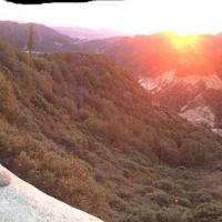 Sunset on Meditation Rock